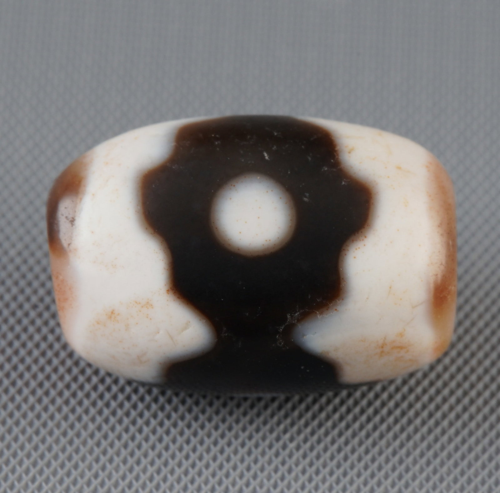 Tiger tooth Dzi bead, China/Tibet, (1 of 3)