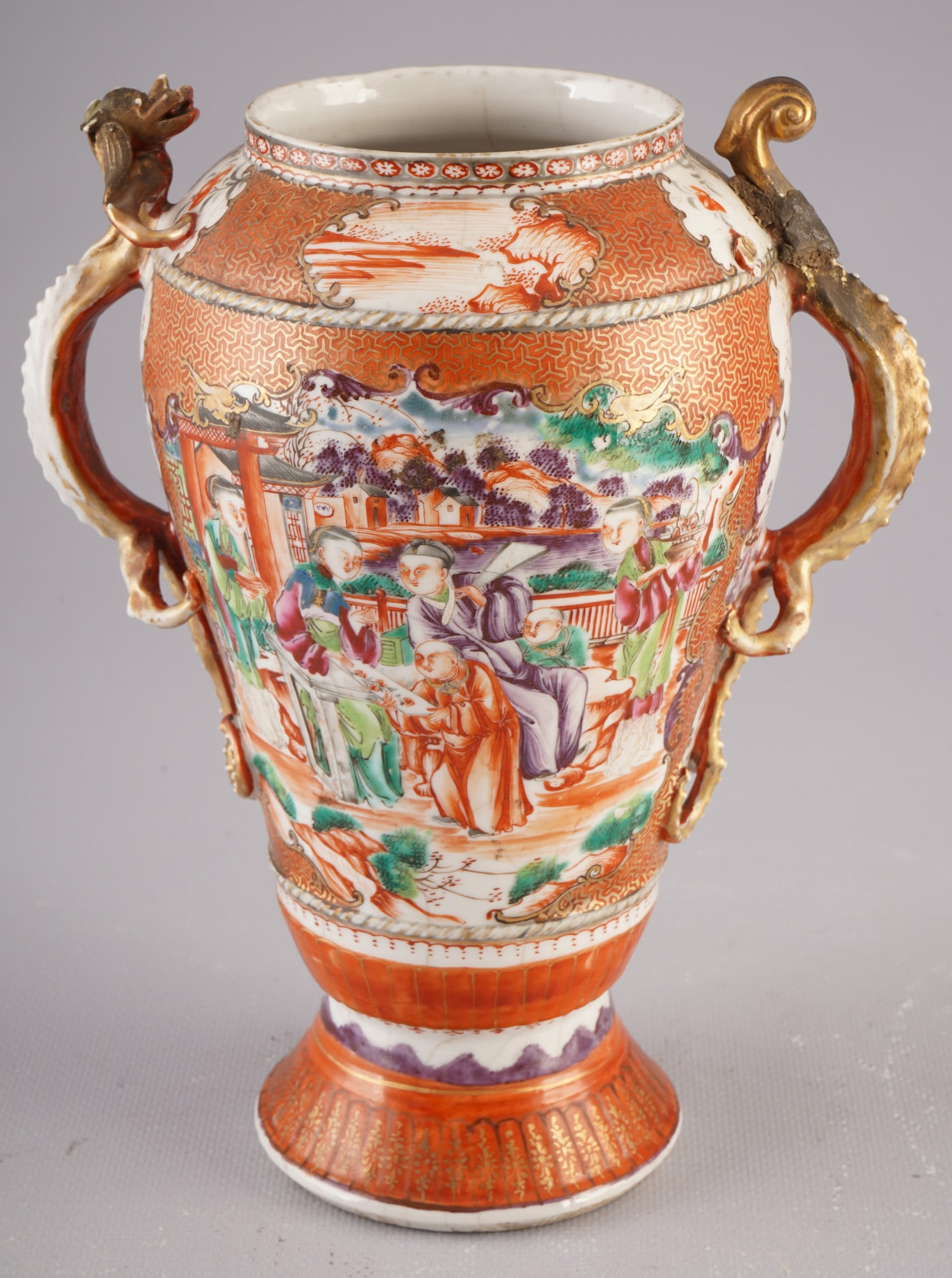 Famille-Rose-Vase, China, Qianlong Period (1 of 16)