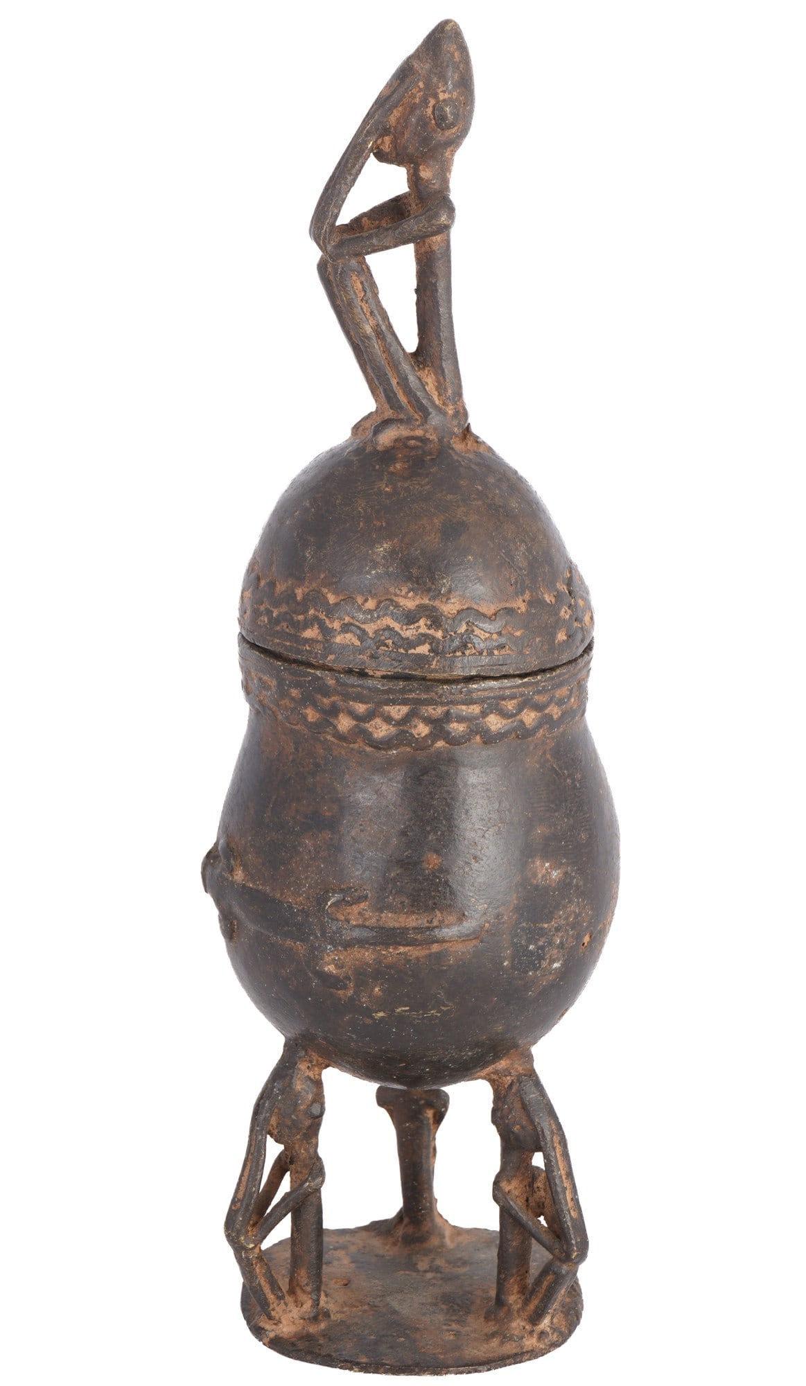 Medicine bronze vessel of the Dogon from Mali / West Africa, (1 of 5)