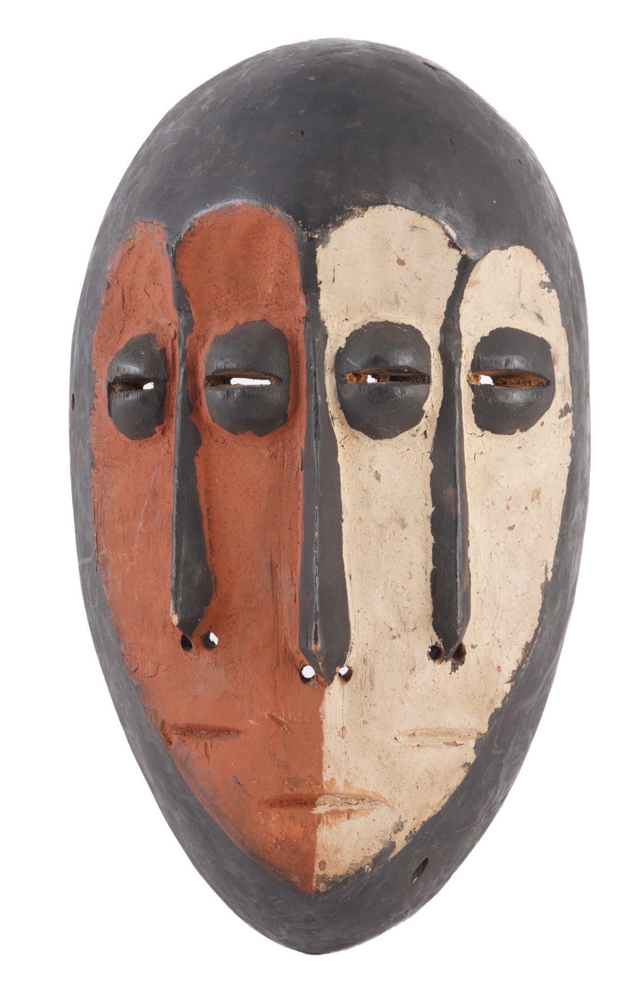 Double-faced mask of the Fang/Kwele - Gabon/Congo Basin, (1 of 4)