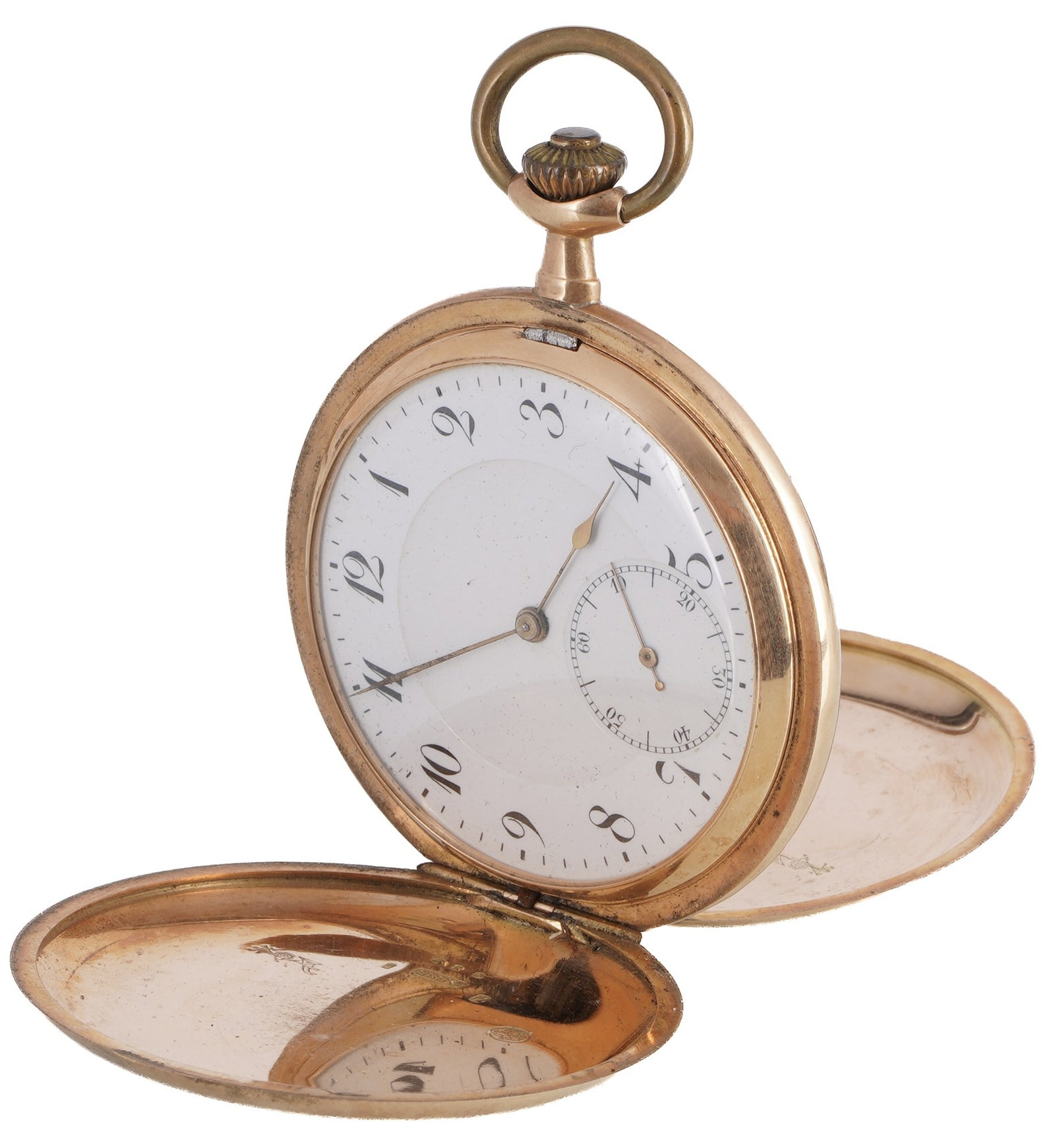 585 Gold Savonnette Pocket Watch (1 of 9)
