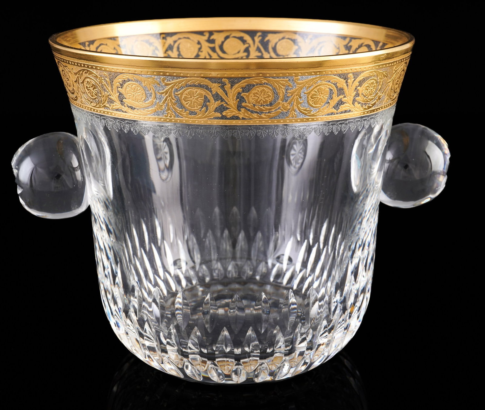 St. Louis Thistle Gold ice bucket / champagne cooler, (1 of 3)