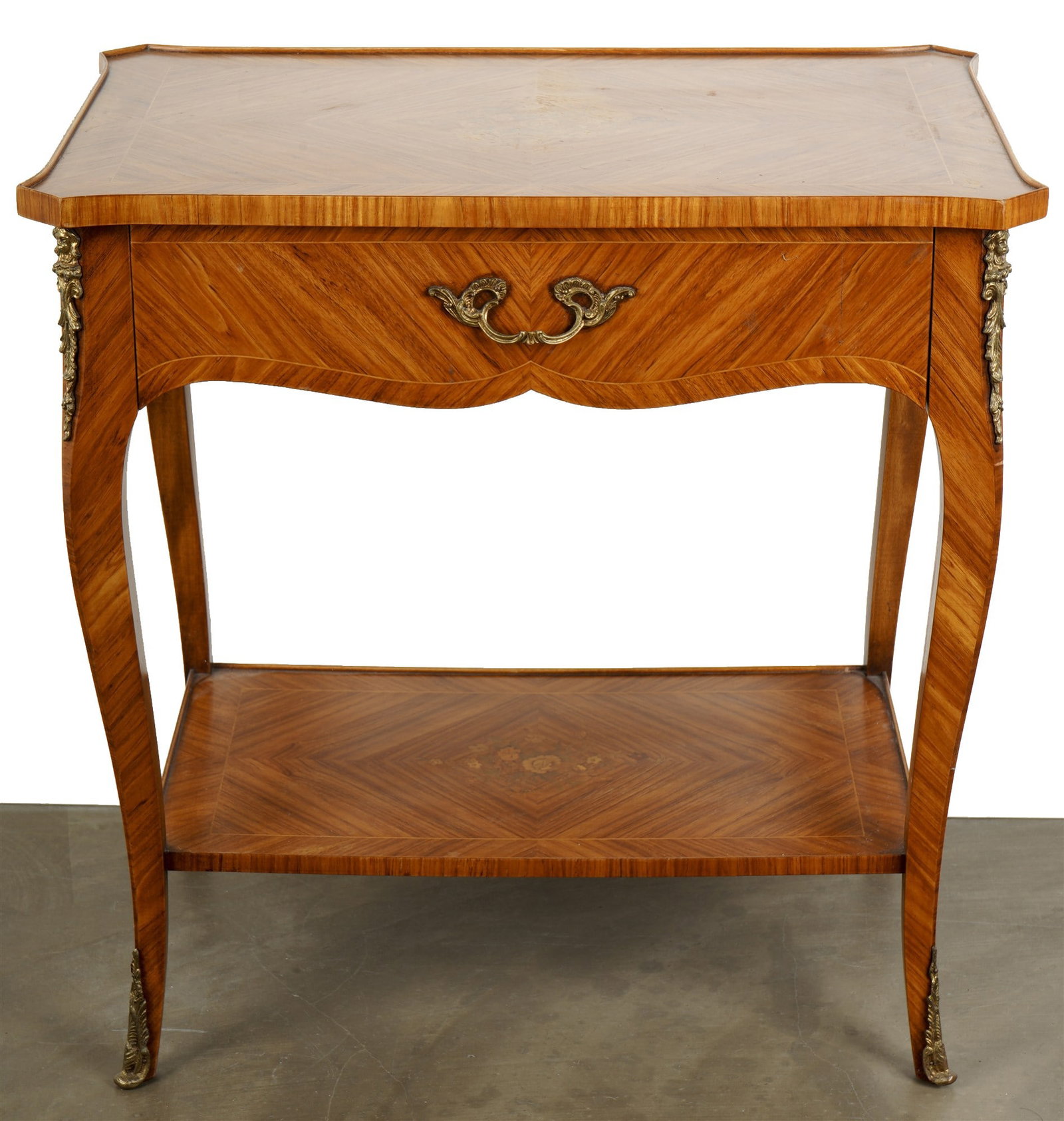 Side table / coffee table in Louis XV style, France circa 1900, (1 of 7)