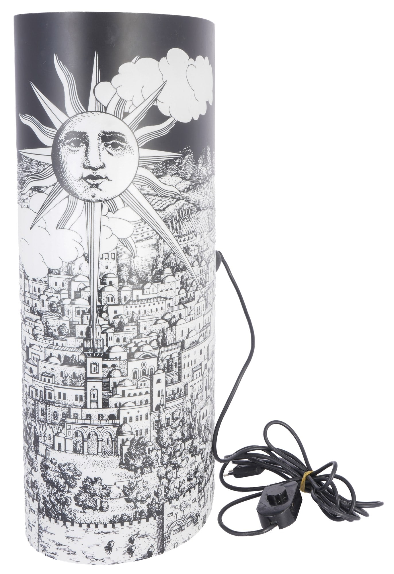 Piero FORNASETTI (1913-1988) Design table lamp Gerusalemme, (1 of 5)