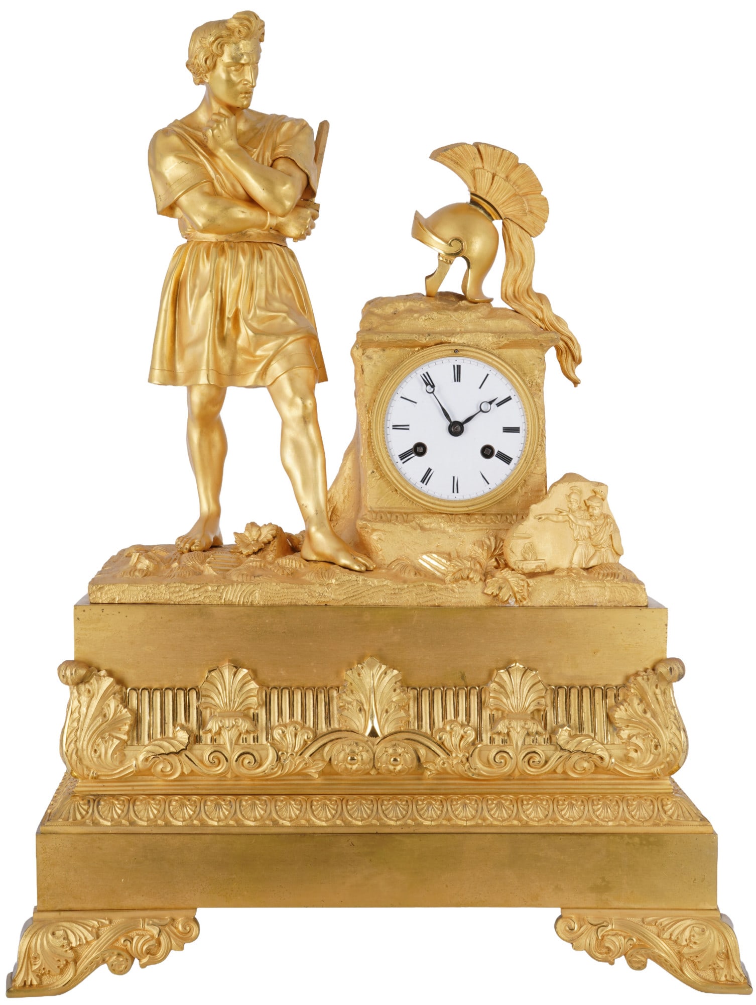 Empire style very large mantel clock, France 19th century (1 of 7)