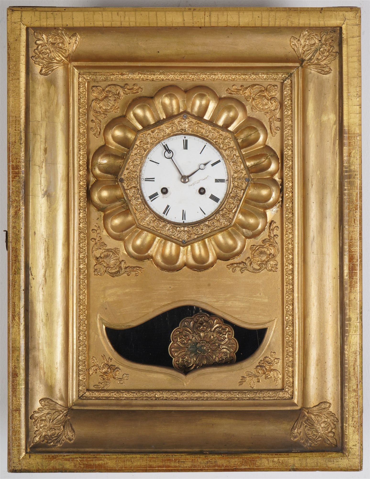 Biedermeier framed clock, Vienna, 19th century (1 of 6)