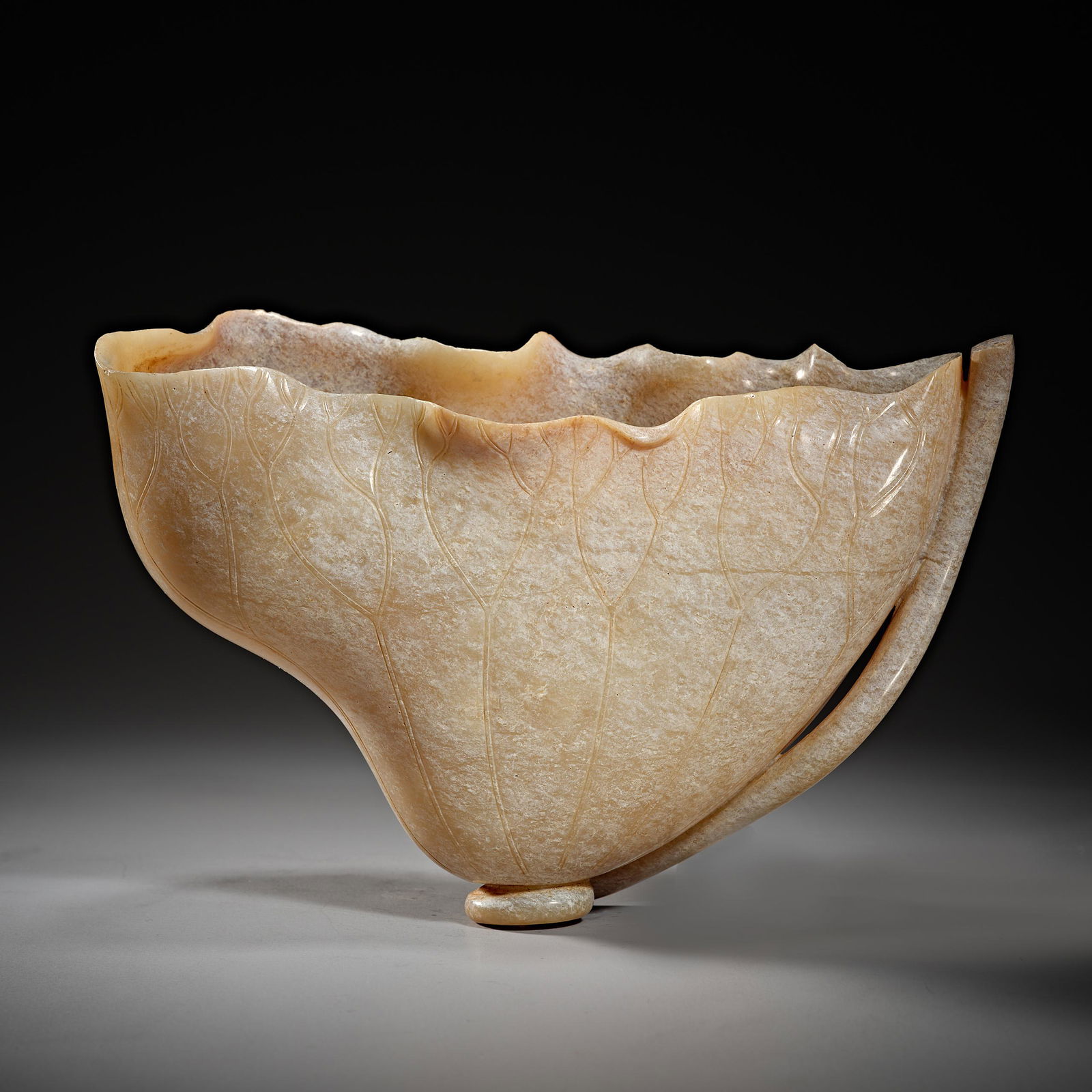 Hetian Jade lotus leaf cup, Song Dynasty, China (1 of 6)