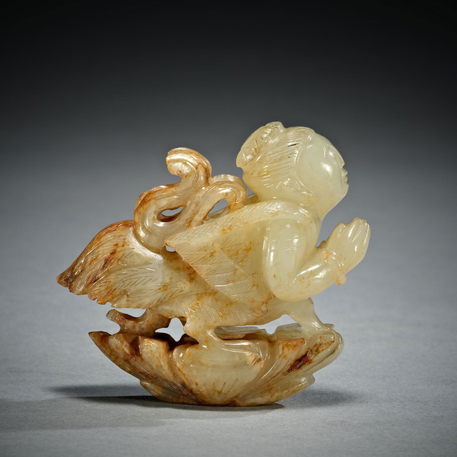 Hetian Jade Flying man in Song Dynasty of China (1 of 6)