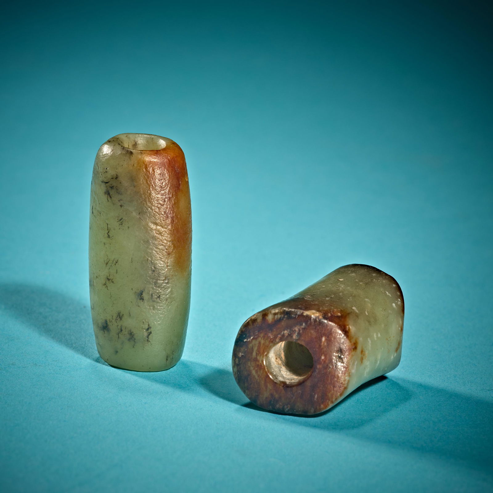 Jade tube of Chinese Hongshan culture (1 of 5)