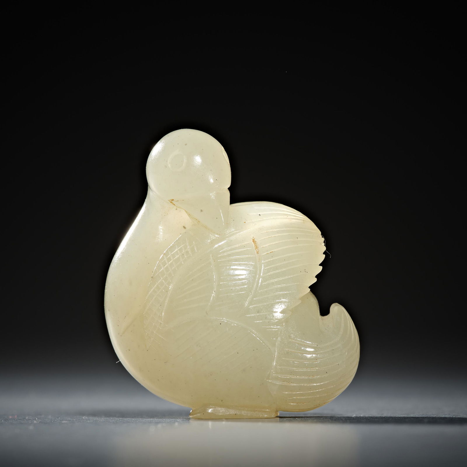 Hetian Jade Duck in Song Dynasty of China (1 of 6)