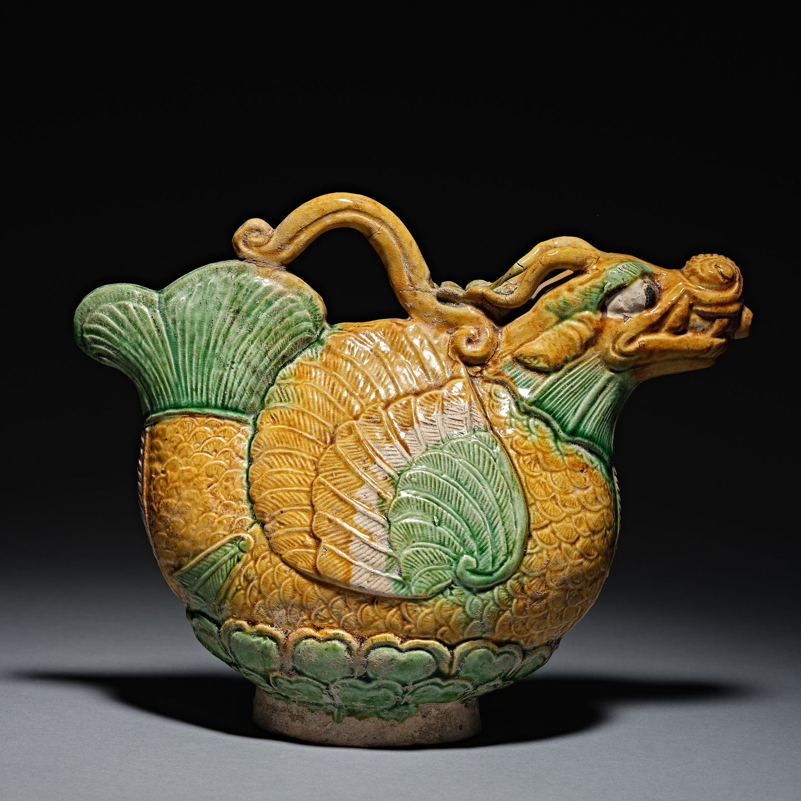 Chinese Three-color pot of liao Dynasty (1 of 9)