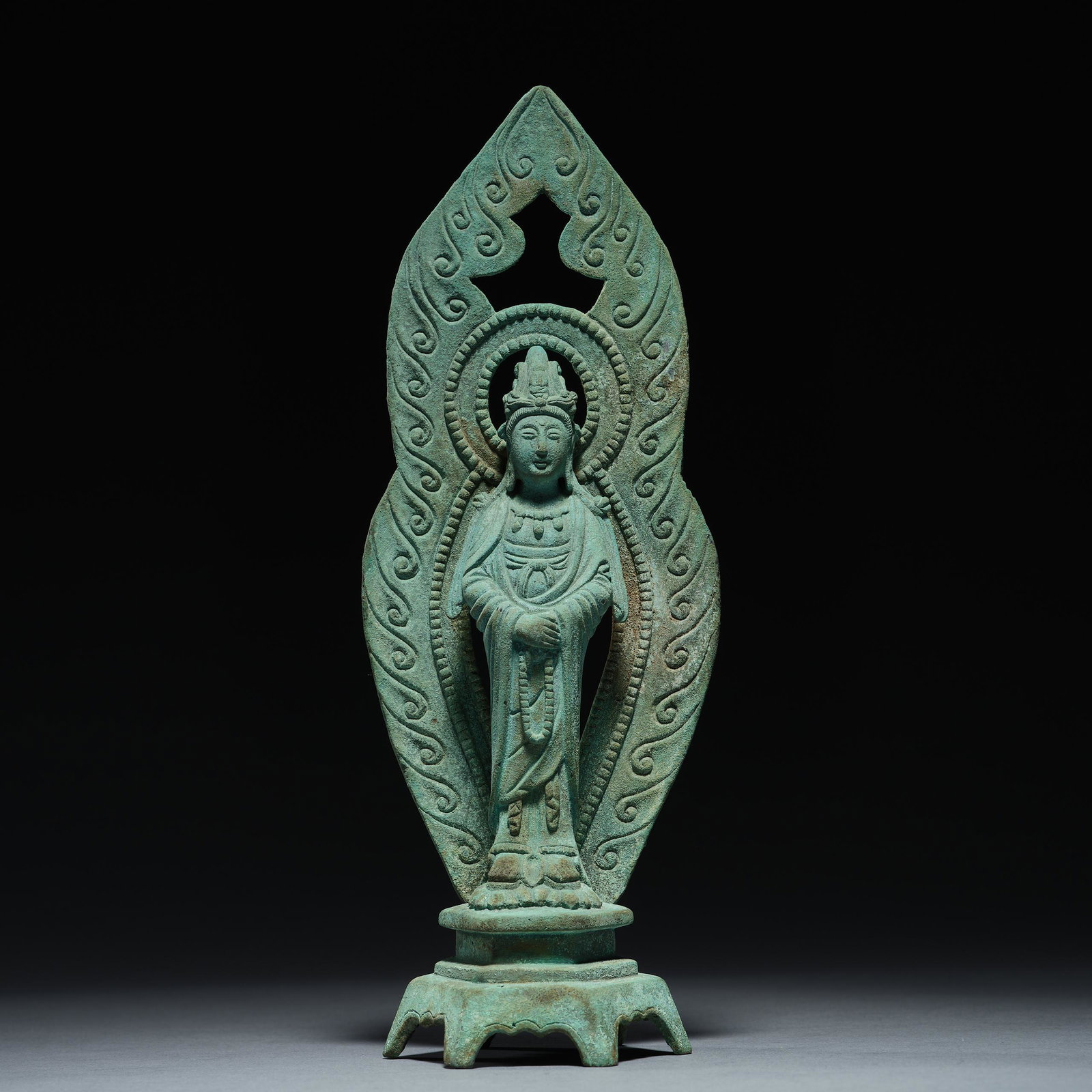 Chinese Bronze statue of Liao Dynasty (1 of 7)