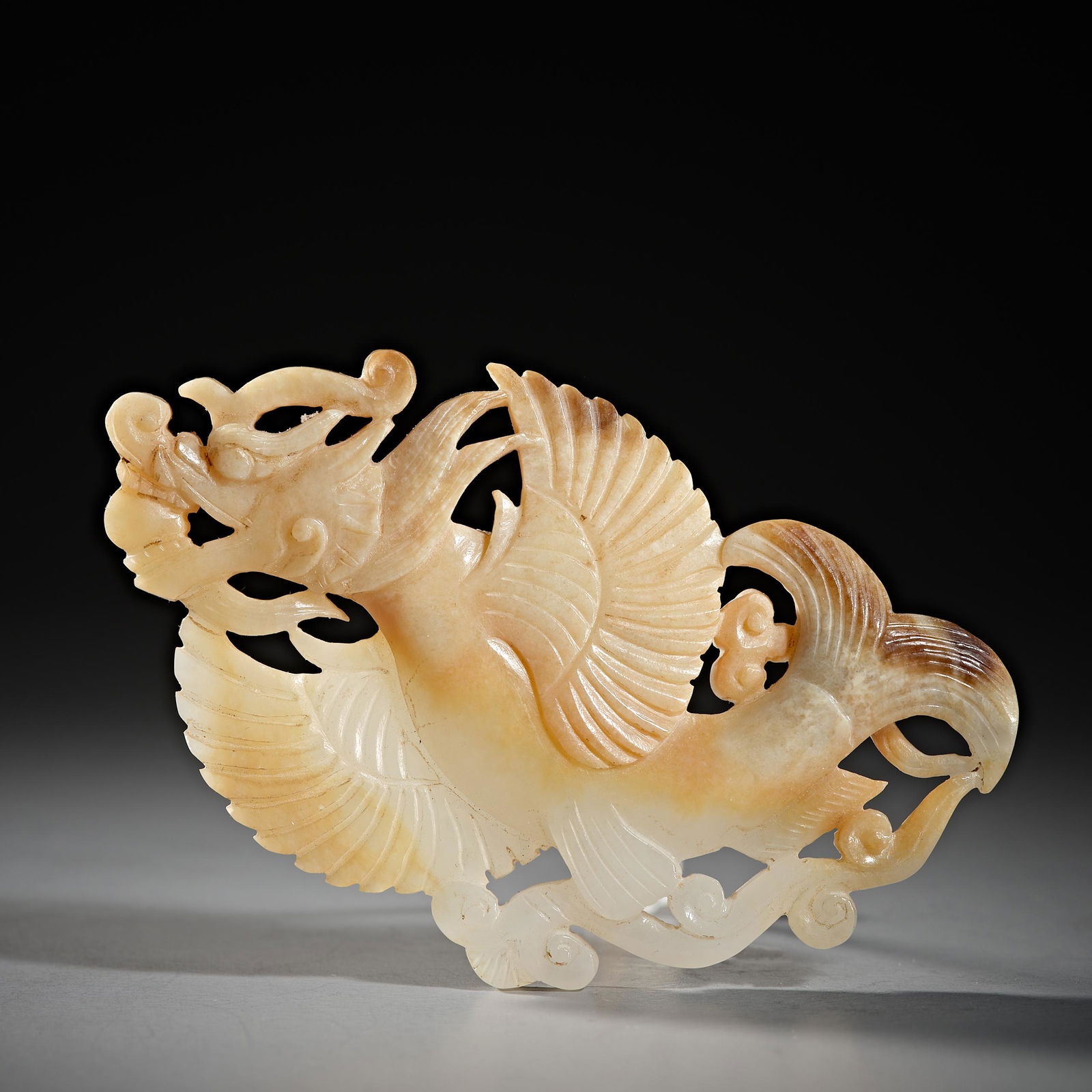 Jade dragon pattern in ancient Hetian, China (1 of 4)