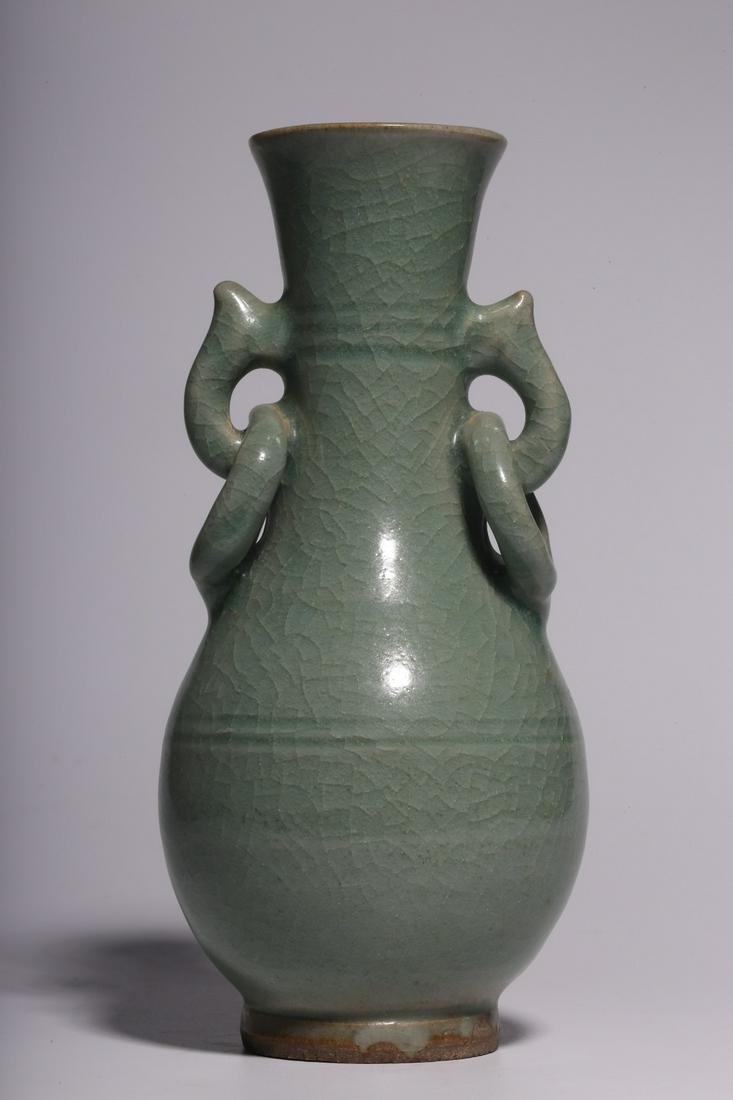 Ming Dynasty, Longquan ring ear bottle (1 of 7)