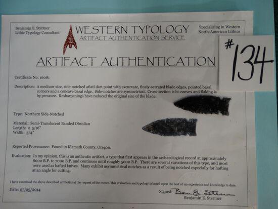 Authentic Northern Side Notched Indian Artifact (1 of 5)