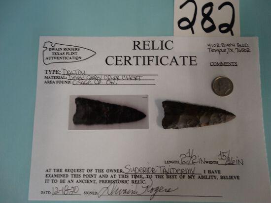 Authentic Dalton Point Trans-Paleo Indian Artifact (1 of 3)
