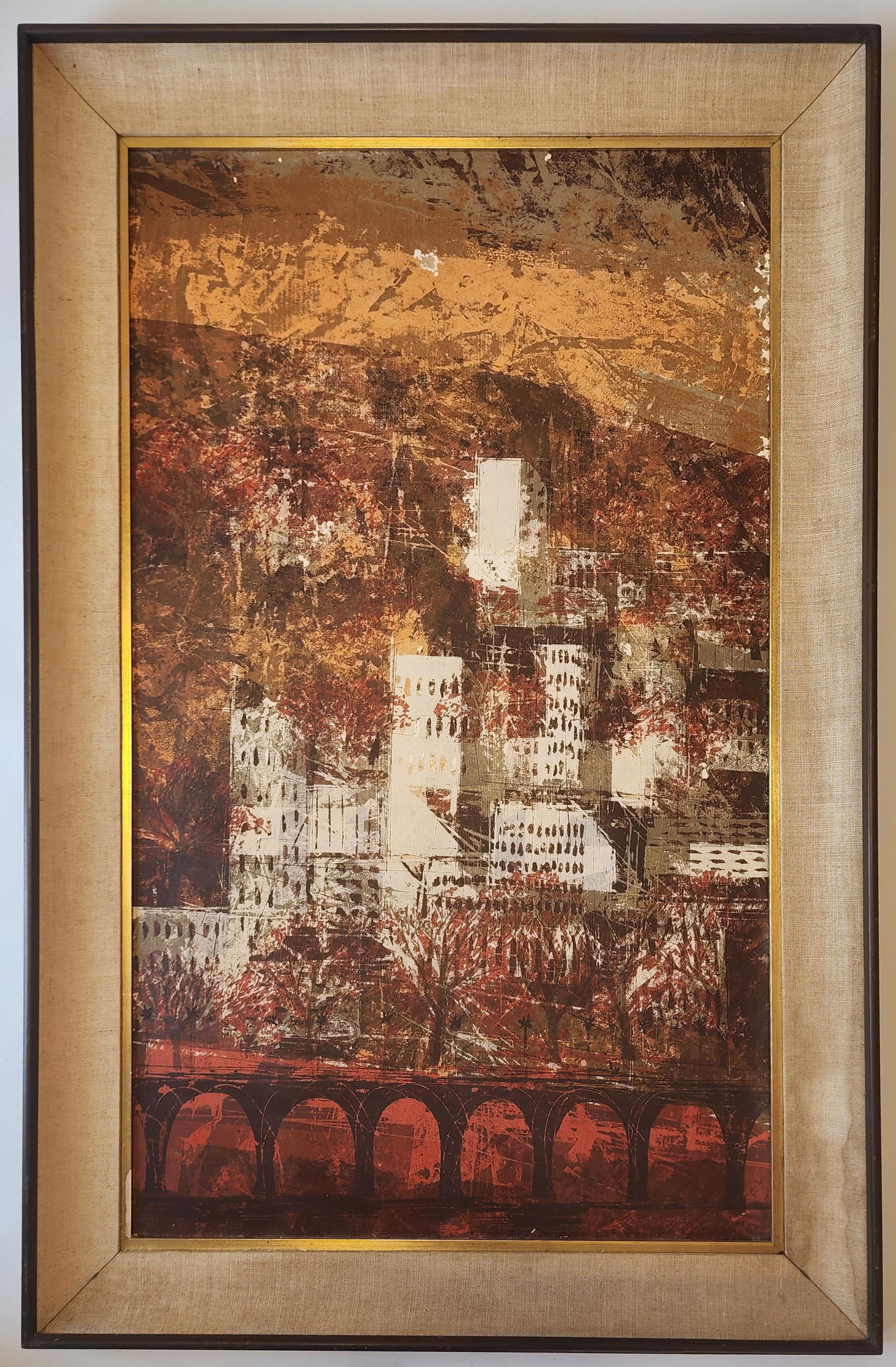 Howard Bradford's 'City Bridge', Original Serigraph (1 of 5)