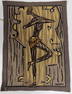 "Dancer" Modernist Tapestry