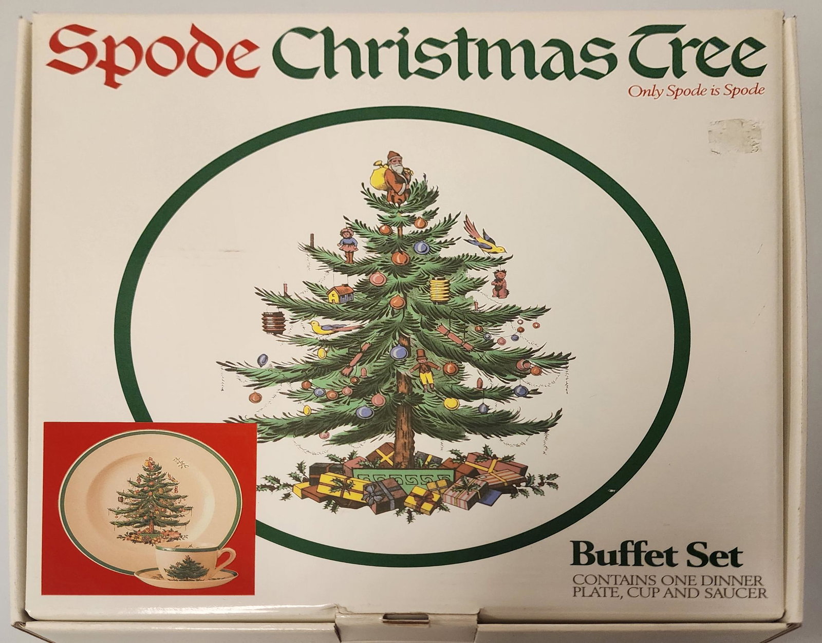 Spode Christmas Tree Buffet Set (1 of 8)