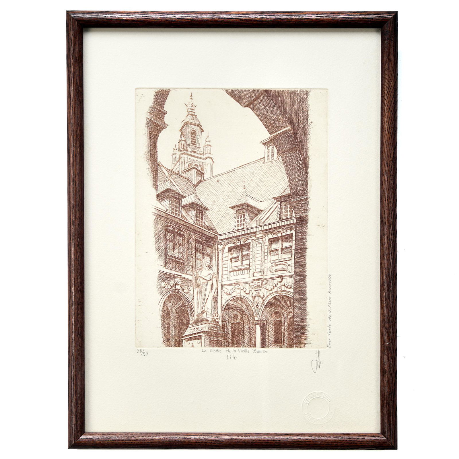 Limited Edition French Etching By Jean Marc Forceville (1 of 5)