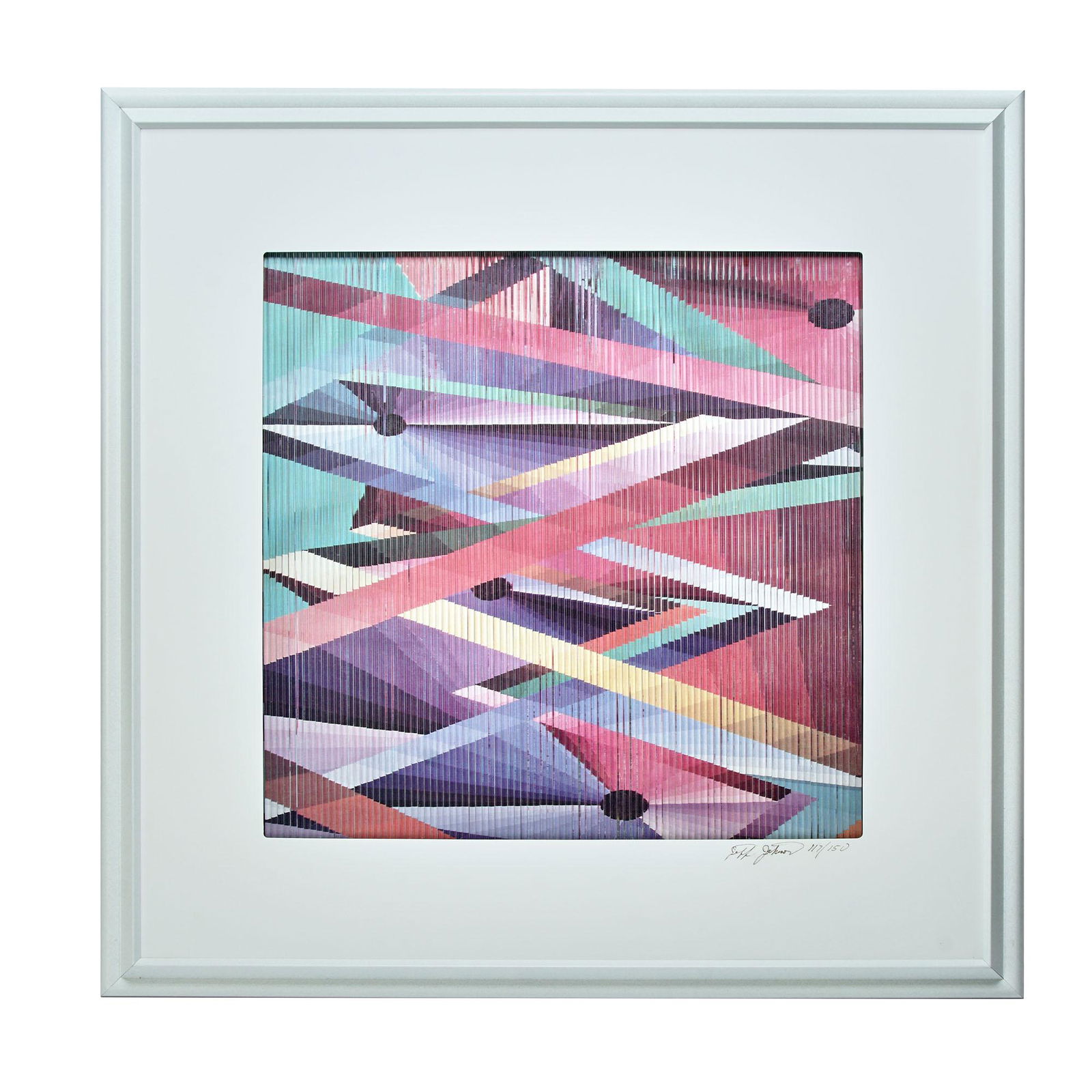 T.R.A.C Crystal Kinetics Geometric 3D Art Jeff Johnson (1 of 6)