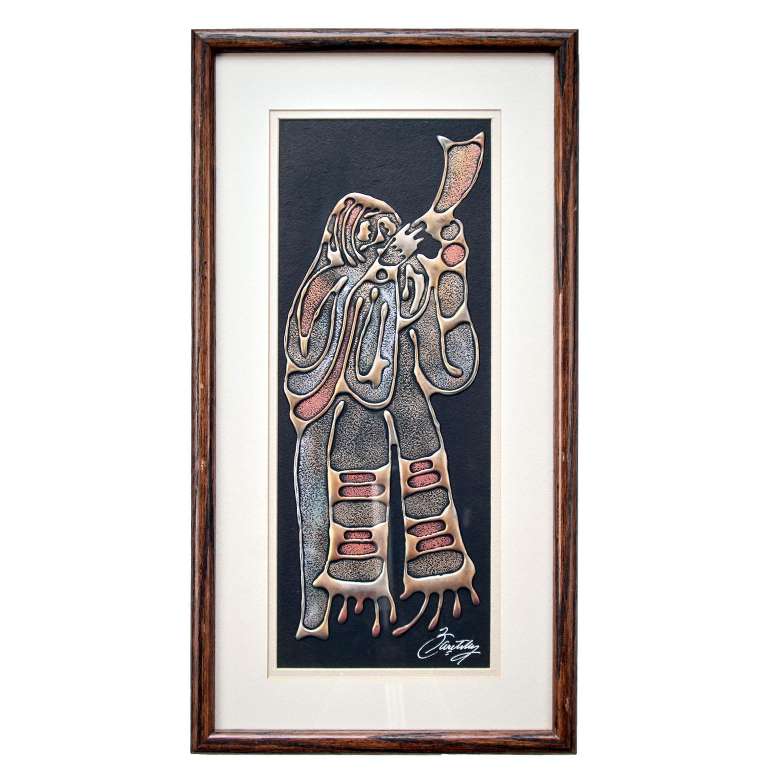 The Shofar Signed By Joel Zaretsky Acrylic Artwork (1 of 3)