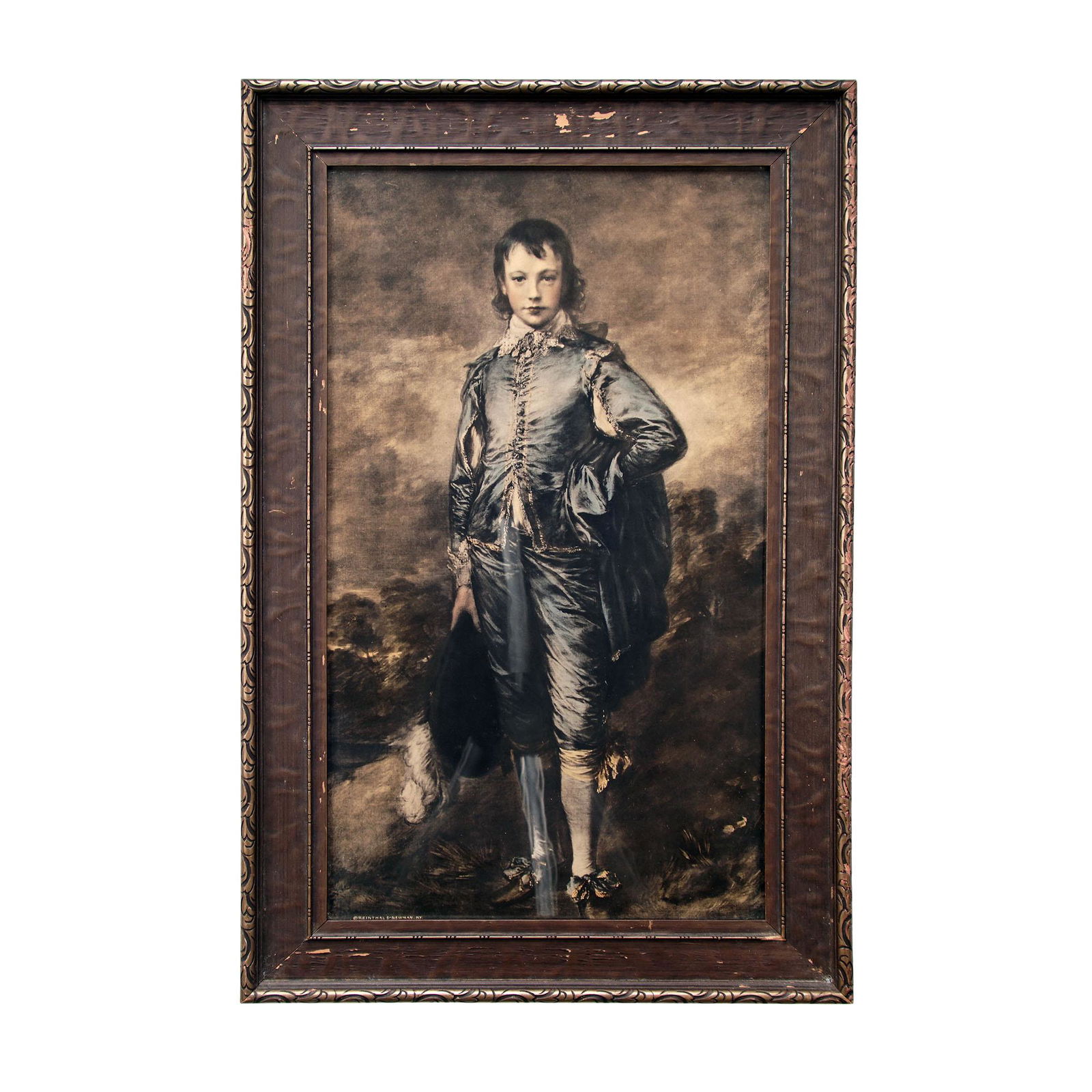 Vintage Blue Boy Framed Art Thomas Gainsborough (1 of 3)