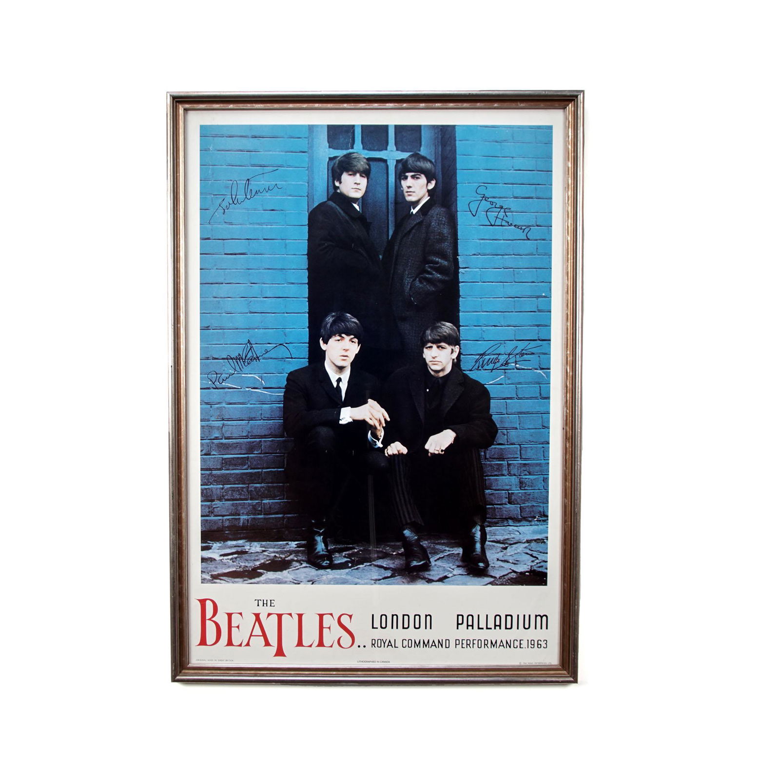 The Beatles Royal Command Perform London Palladium Art (1 of 6)