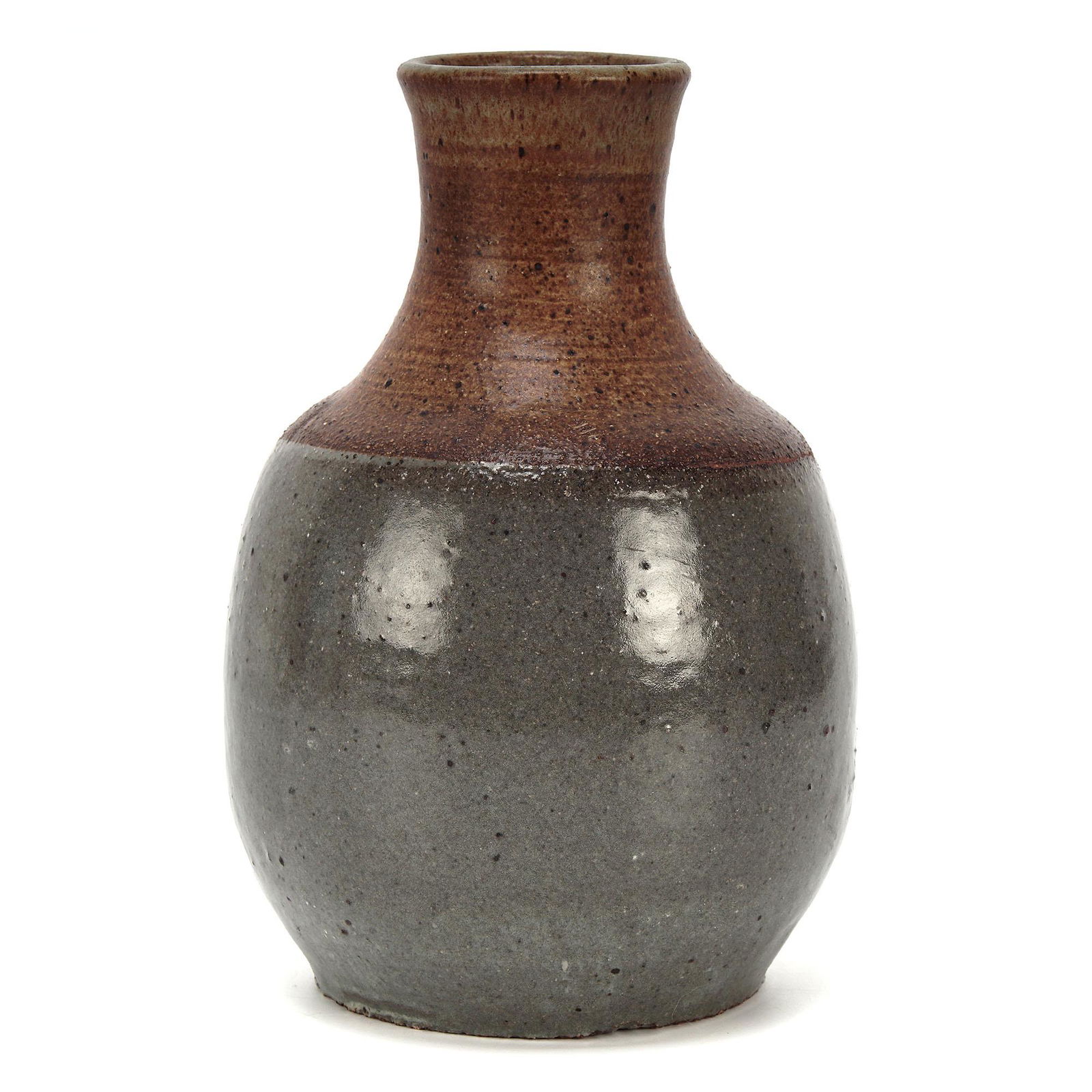 Vintage Mid Century Handmade Earthenware Vase (1 of 4)