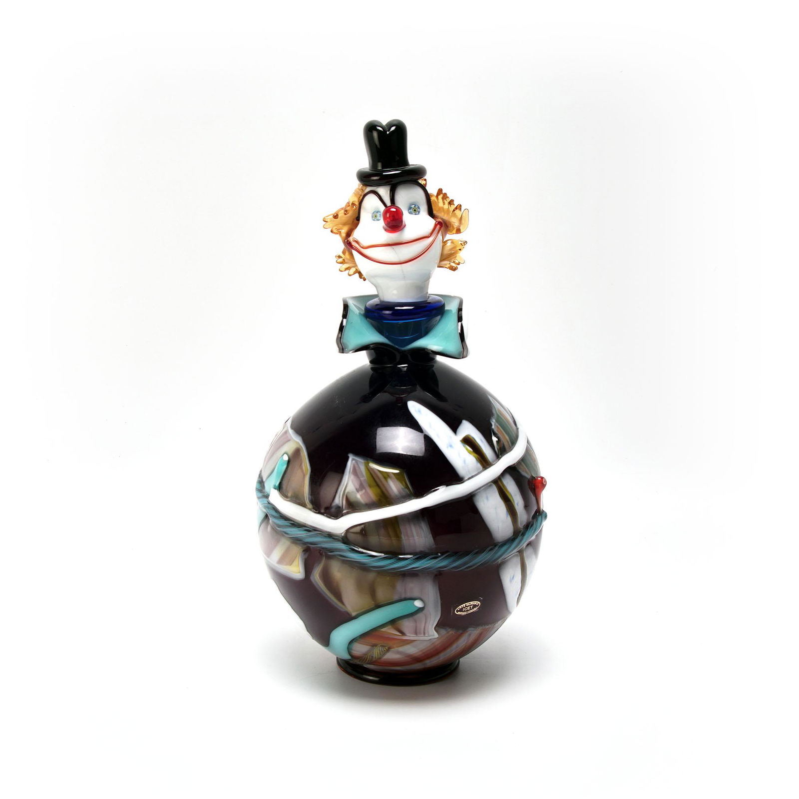 Vintage Murano ICET Glass Clown Decanter (1 of 11)