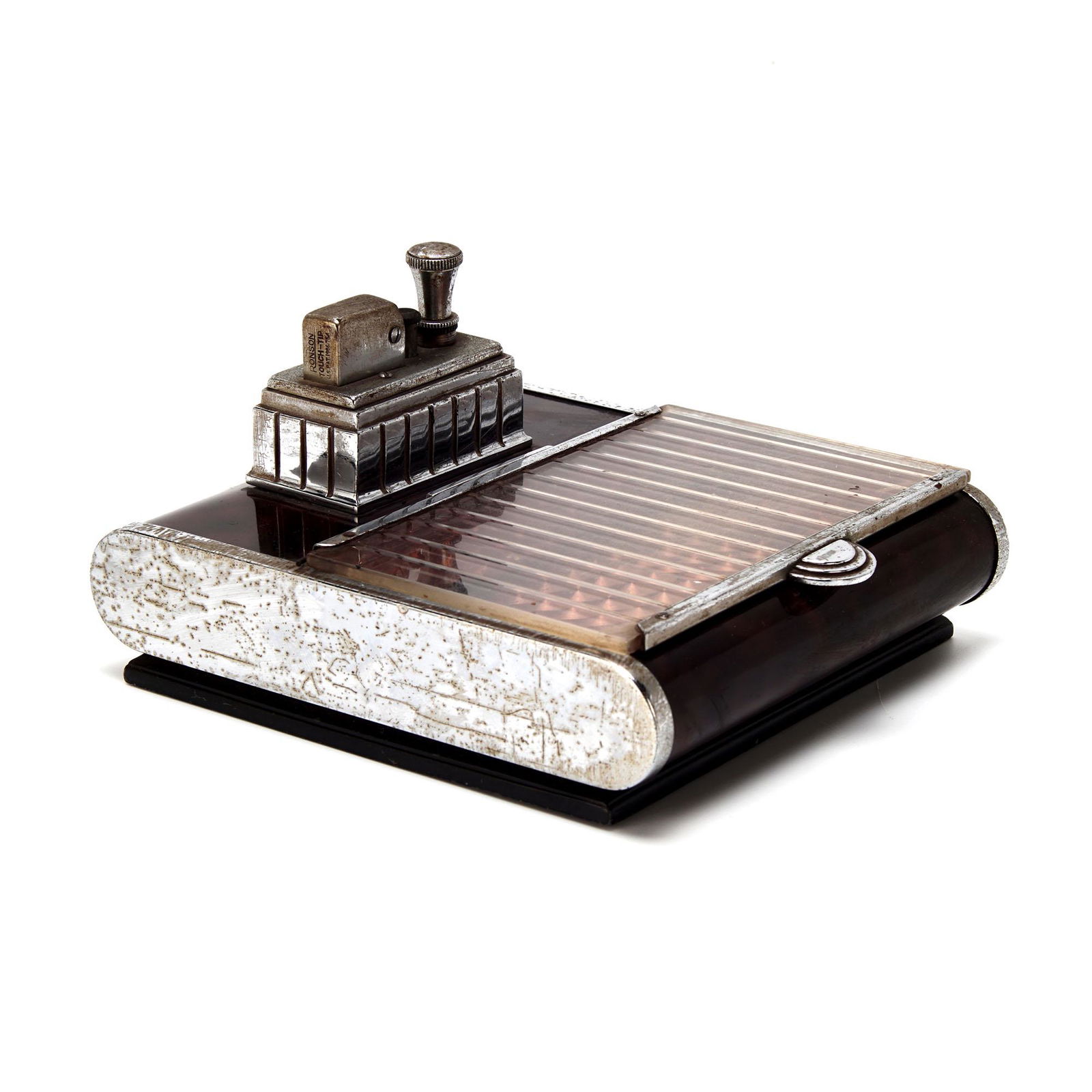 Vintage Ronson Touch-Tip Cigarette/Cigar Case Lighter (1 of 9)