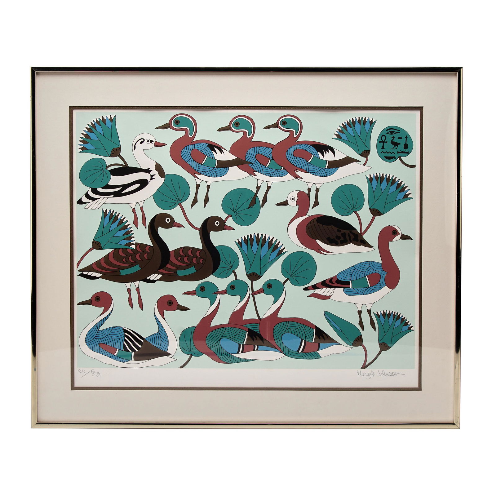 Vintage Limited Edition Ducks & Lotus By Margot (1 of 5)