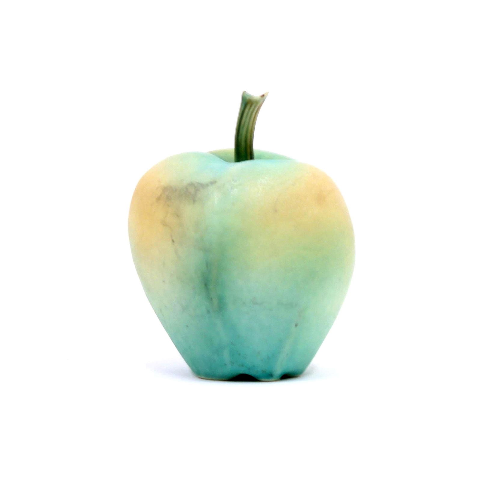 Kerstin Hornlund, Ceramic Apple for Rorstrand, 1960s: For your consideration is this very high quality ceramic by Kerstin Hornlund for Rorstrand circa 1960. Dimensions Height: 8.5 in. Length: 6 in. Width: 6 in. Approximately. Shipping Options: Notable Au