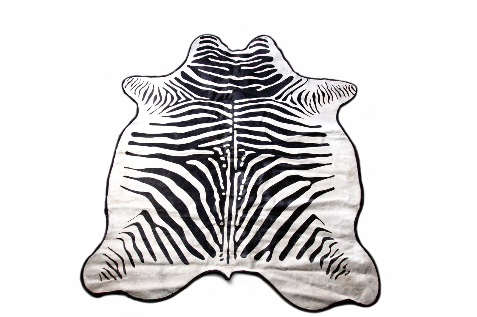 Authentic Zebra Black/White Rug (1 of 1)