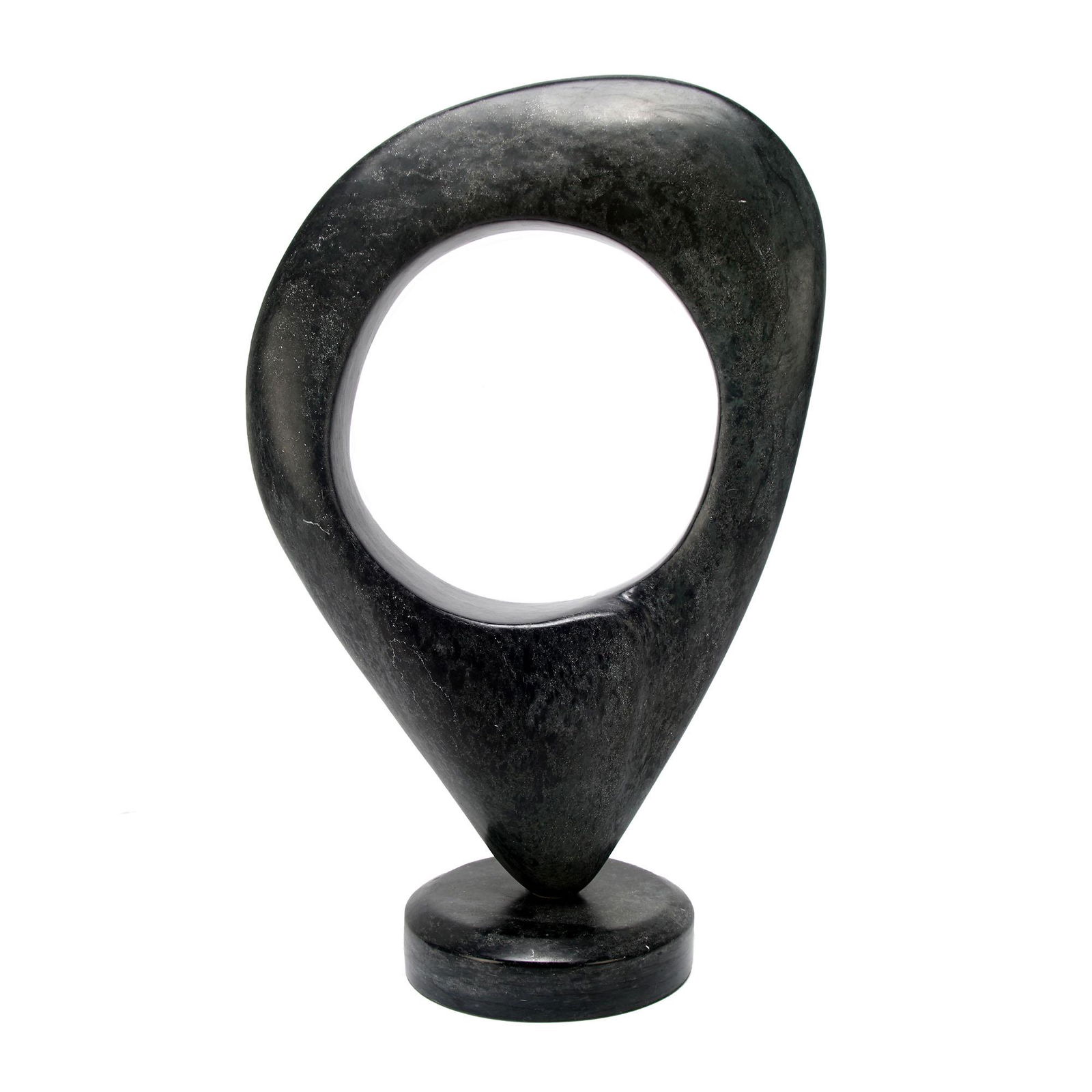 Free Form Polished Limestone Sculpture LIMAC (1 of 9)