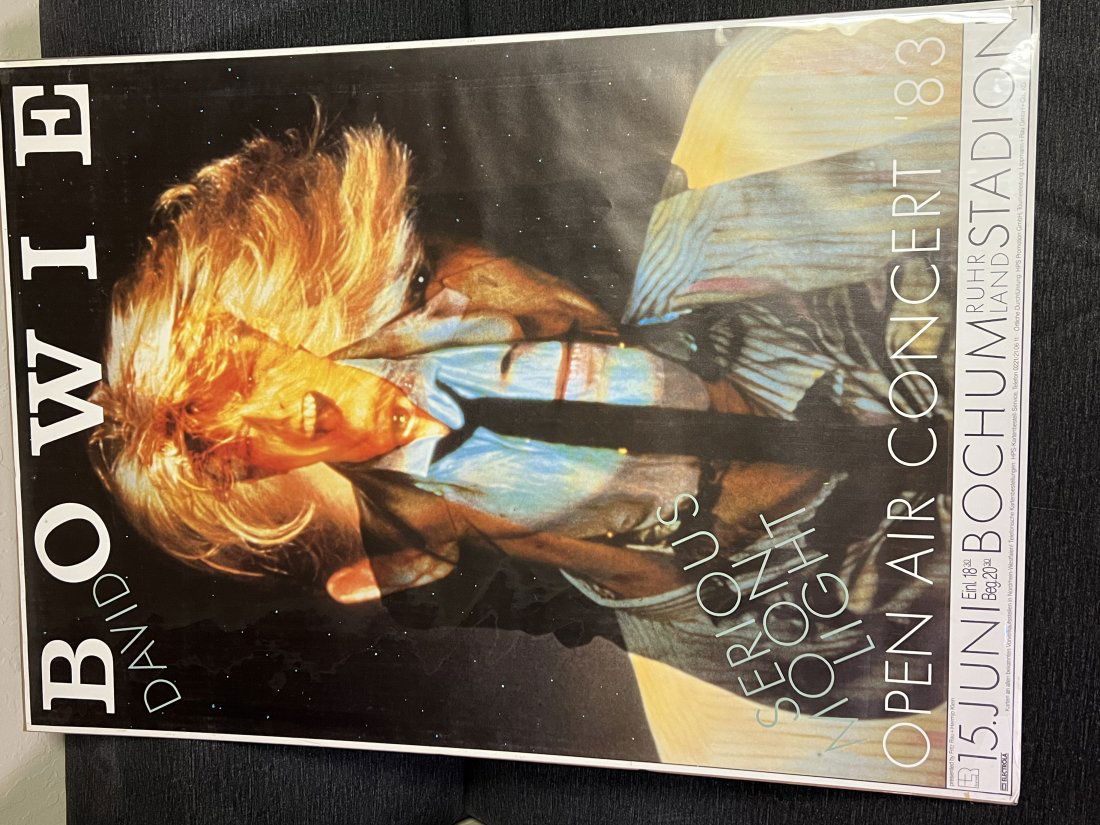 David Bowie 1983 Serious Moon Light Open Air Concert Bochum Stadion Germany Poster (1 of 20)