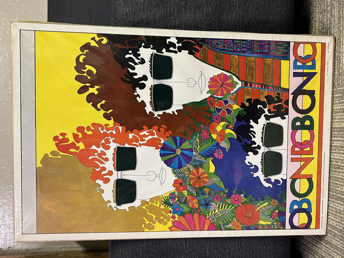 Bob Dylan Bob On Bob 1968 NBC Promo Poster by Artist Richard Moffat (1 of 7)