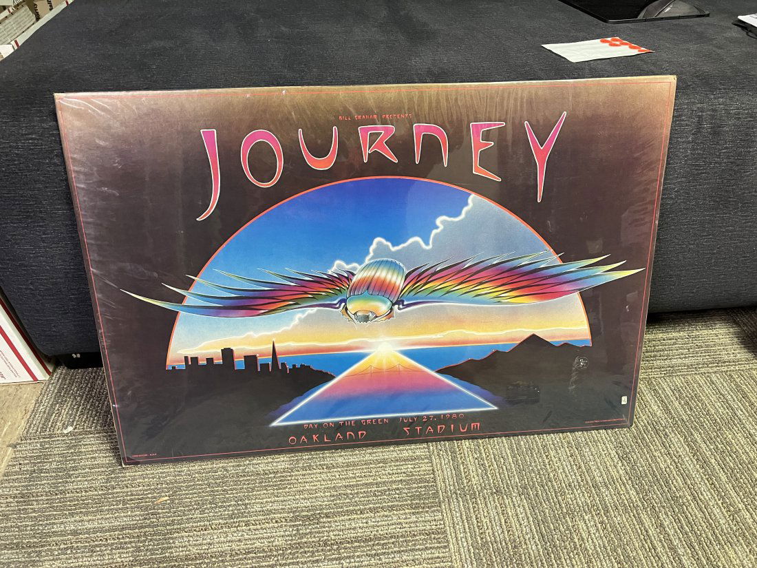 Journey Day on the Green poster Oakland stadium July 27th 1980 (1 of 8)