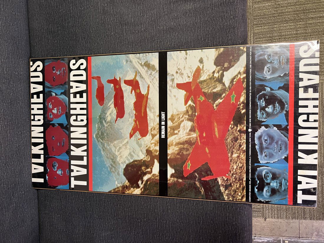 Talking Heads Remain In Light 1980 Sire Records Promotional Poster (1 of 7)