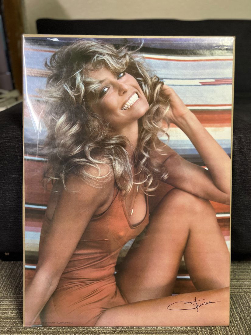 1976 Farrah Fawcett Red Swimsuit Poster (1 of 12)