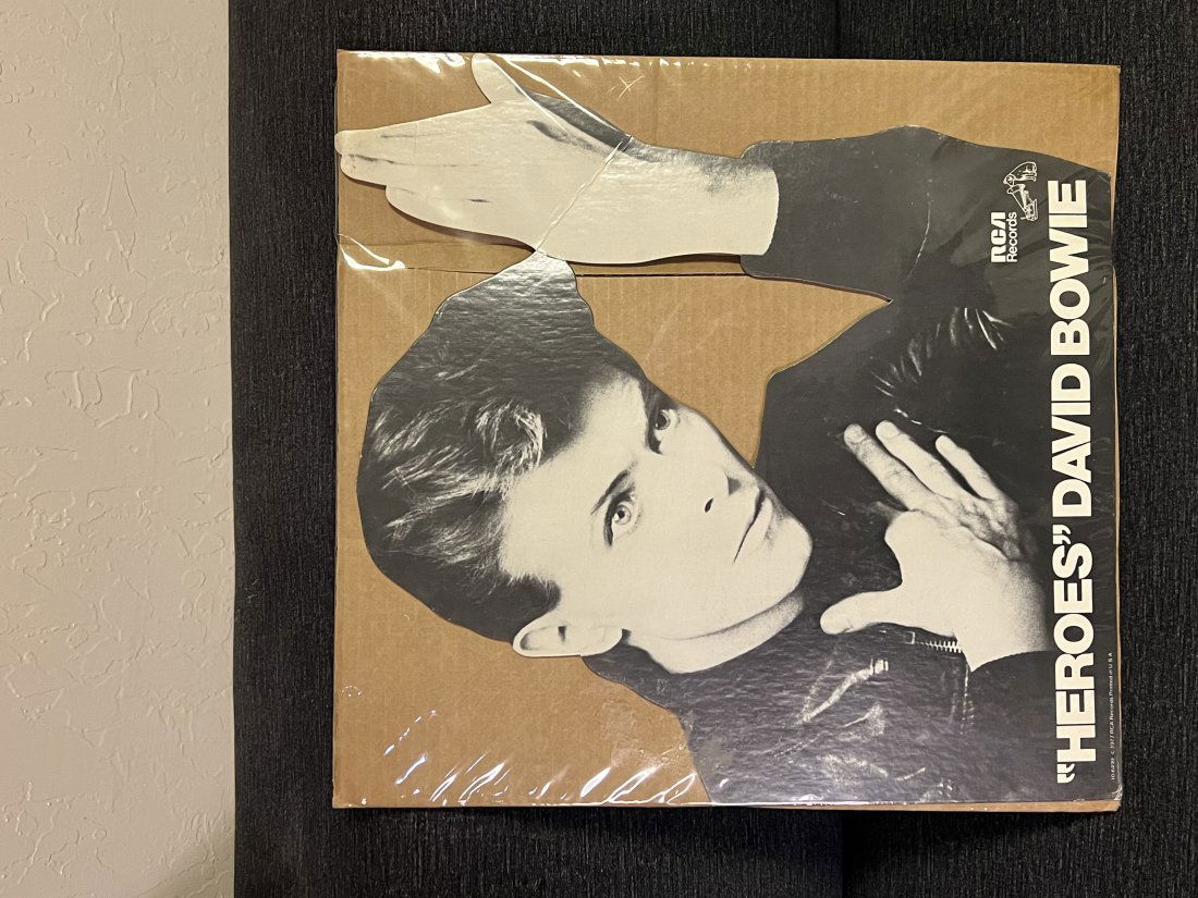 David Bowie Heroes Die Cut 1977 Record Display (1 of 12)