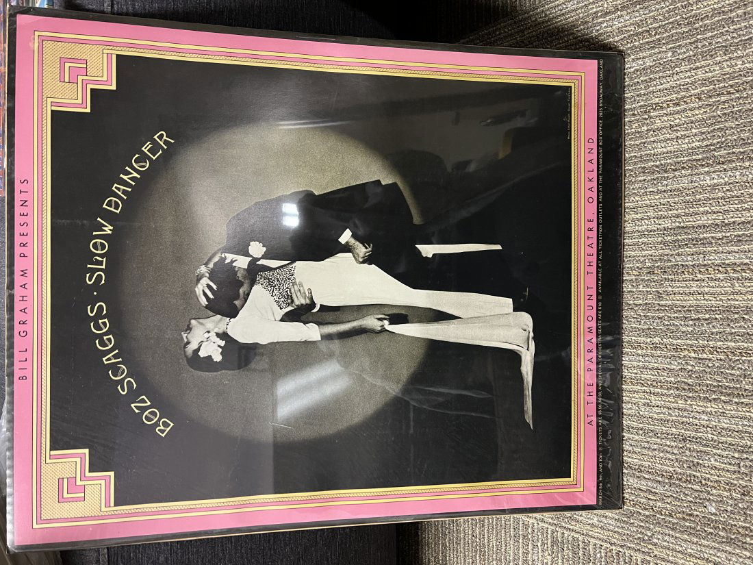 Bob Scaggs Slow Dancer Paramount Theatre Show Promo Poster Bill Graham (1 of 7)