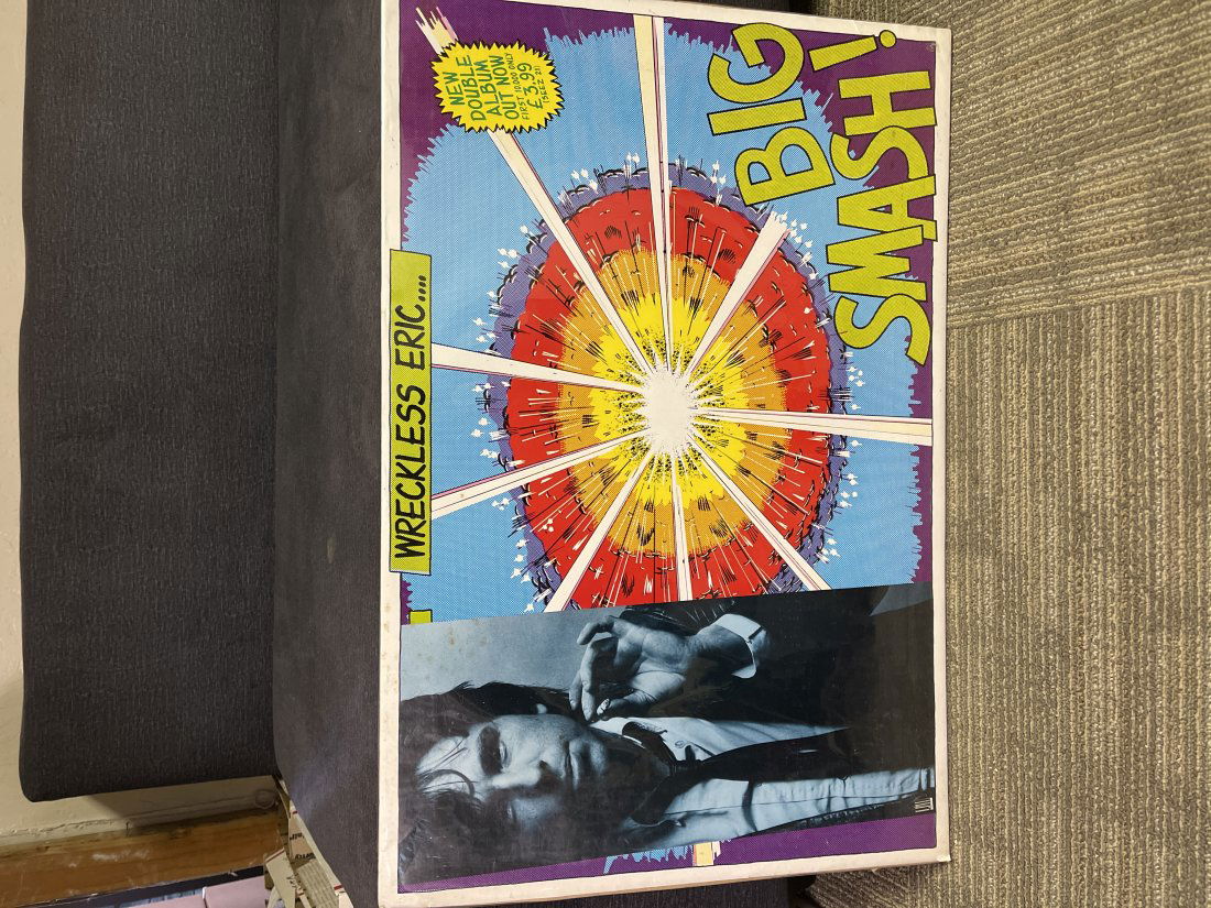 Wreckless Eric 1980 Big Smash record store promo poster (1 of 6)