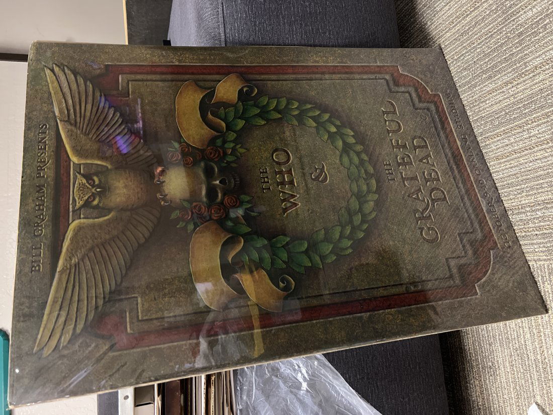 1976 The Who & The Grateful Dead at Oakland Stadium Show Poster (1 of 7)