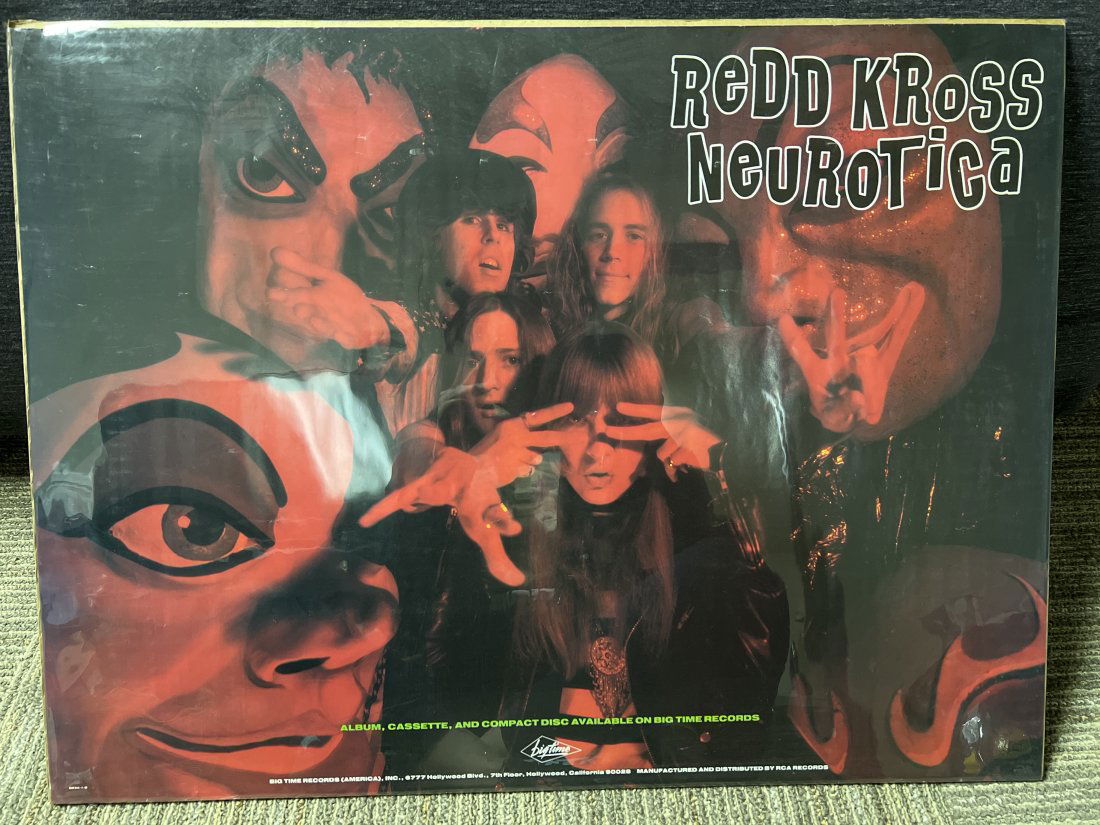 Red Kross Neurotica 1978 Big Time Records Album Promo Poster (1 of 3)