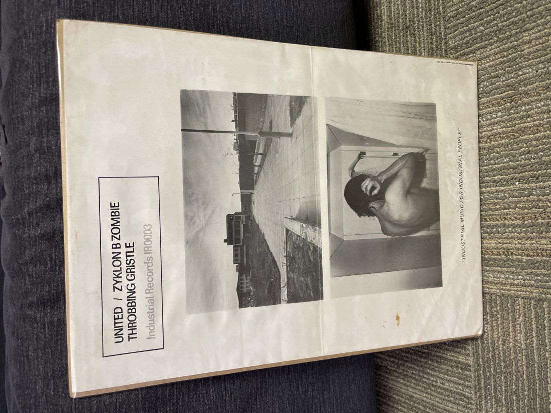 Throbbing Gristle Industrial Music promo poster (1 of 5)