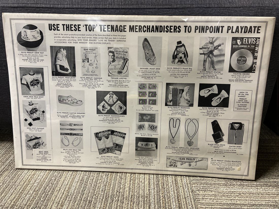Elvis Presley Teenage Merchandise Catalog Poster (1 of 7)