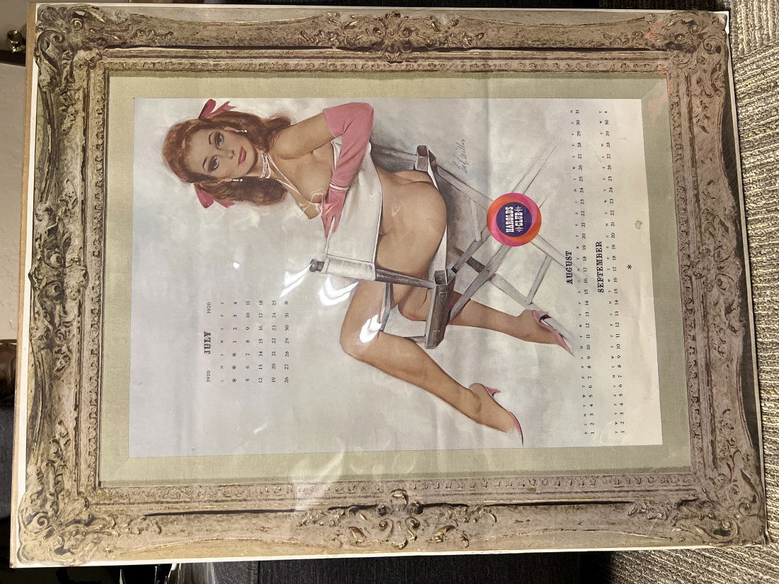 Haroldâ€™s Club 1950â€™s Calendar Lady Poster Reno (1 of 9)