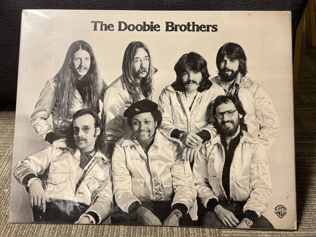 The Doobie Brothers Black and White Warner Brothers Records Poster 1970â€™s (1 of 9)