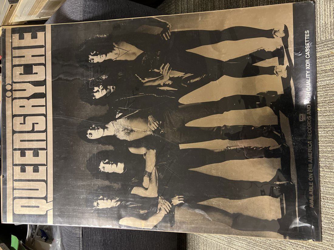 Queensryche 1980â€™s America Records Promo Poster (1 of 7)